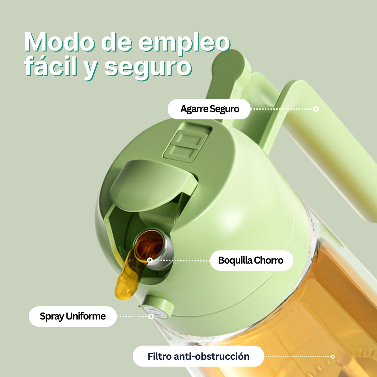 PACK de 3 - Dispensador de Aceite 2 en 1 de Holallar®