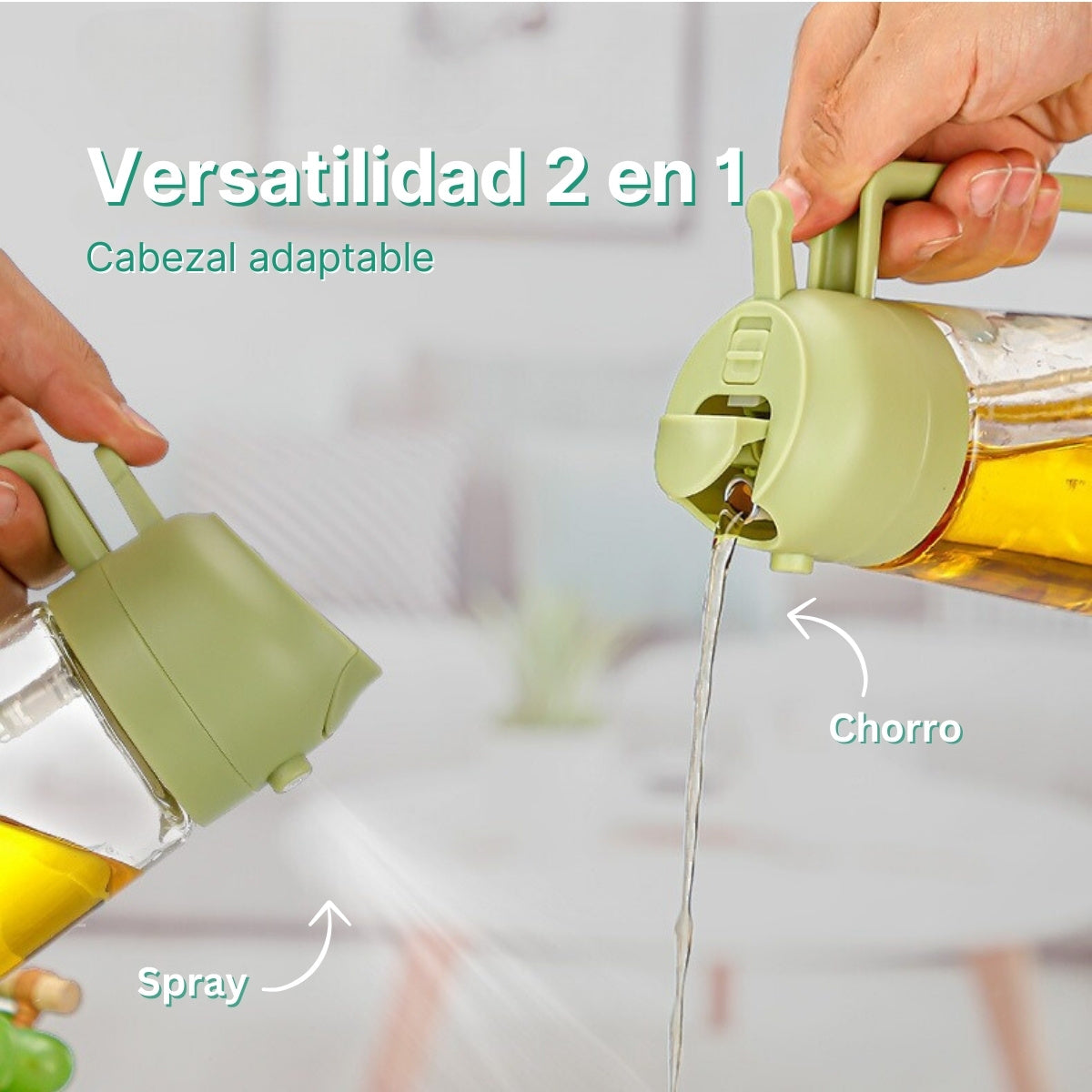 PACK de 3 - Dispensador de Aceite 2 en 1 de Holallar®