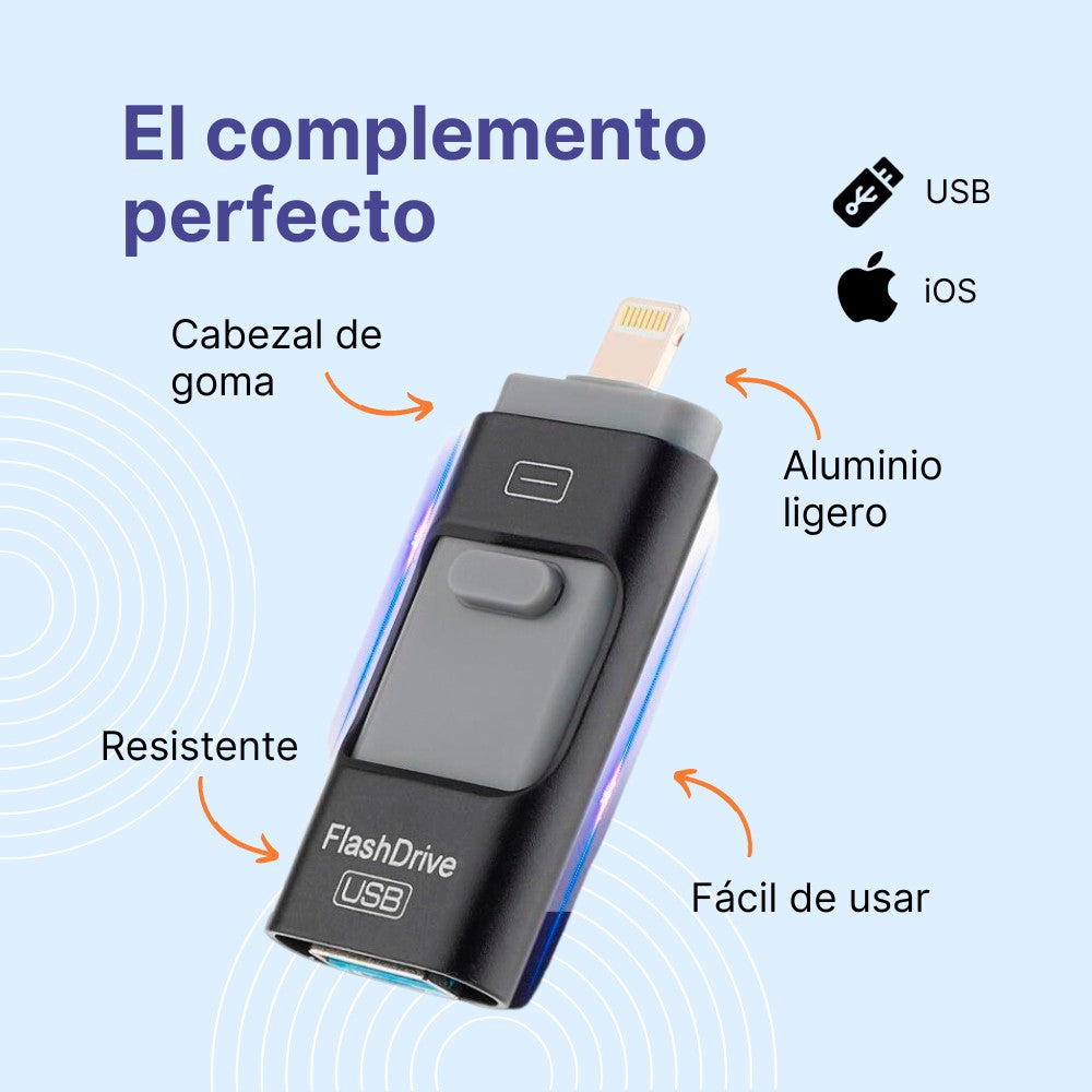 Memoria Flash USB 4 en 1 de Alta Velocidad