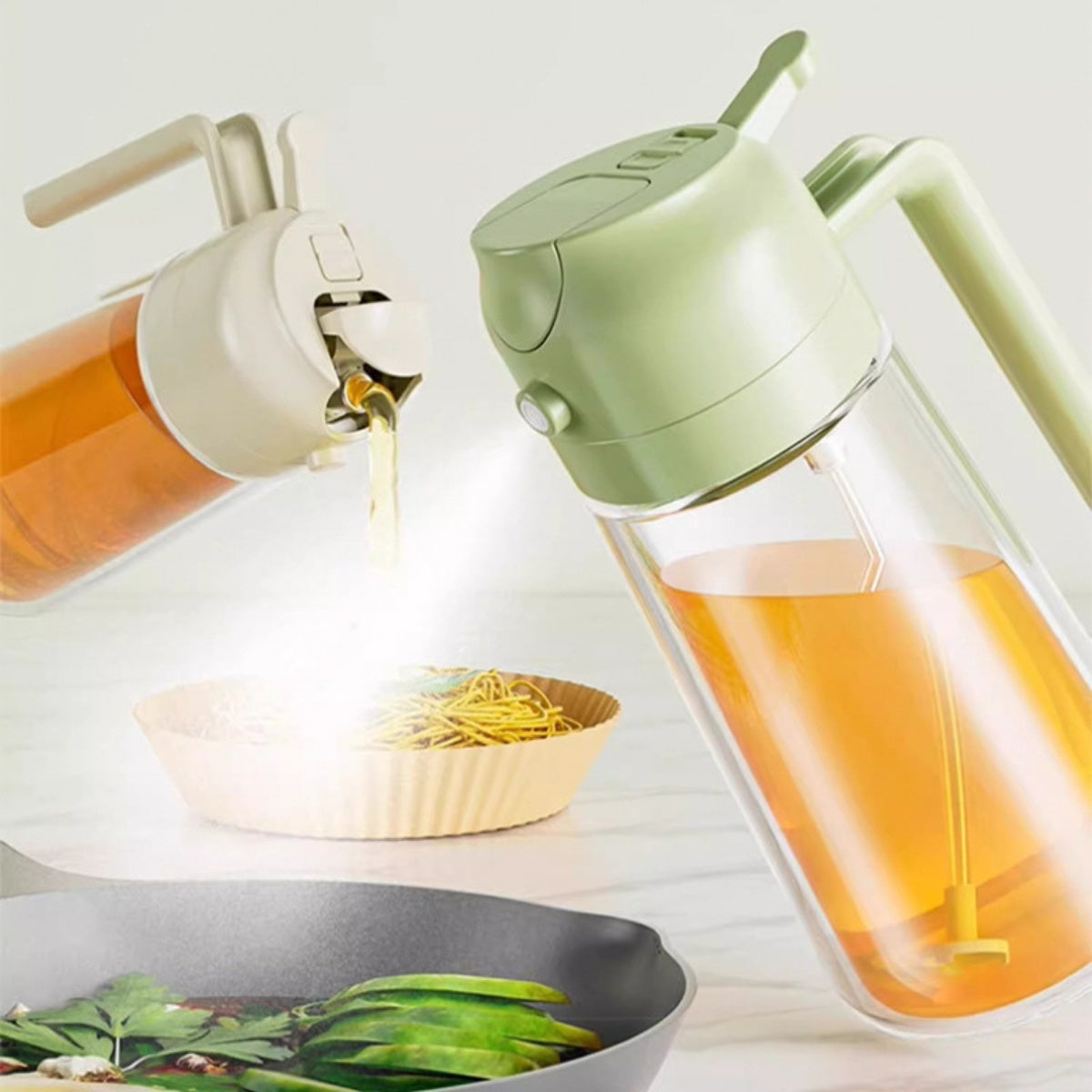 PACK de 3 - Dispensador de Aceite 2 en 1 de Holallar®