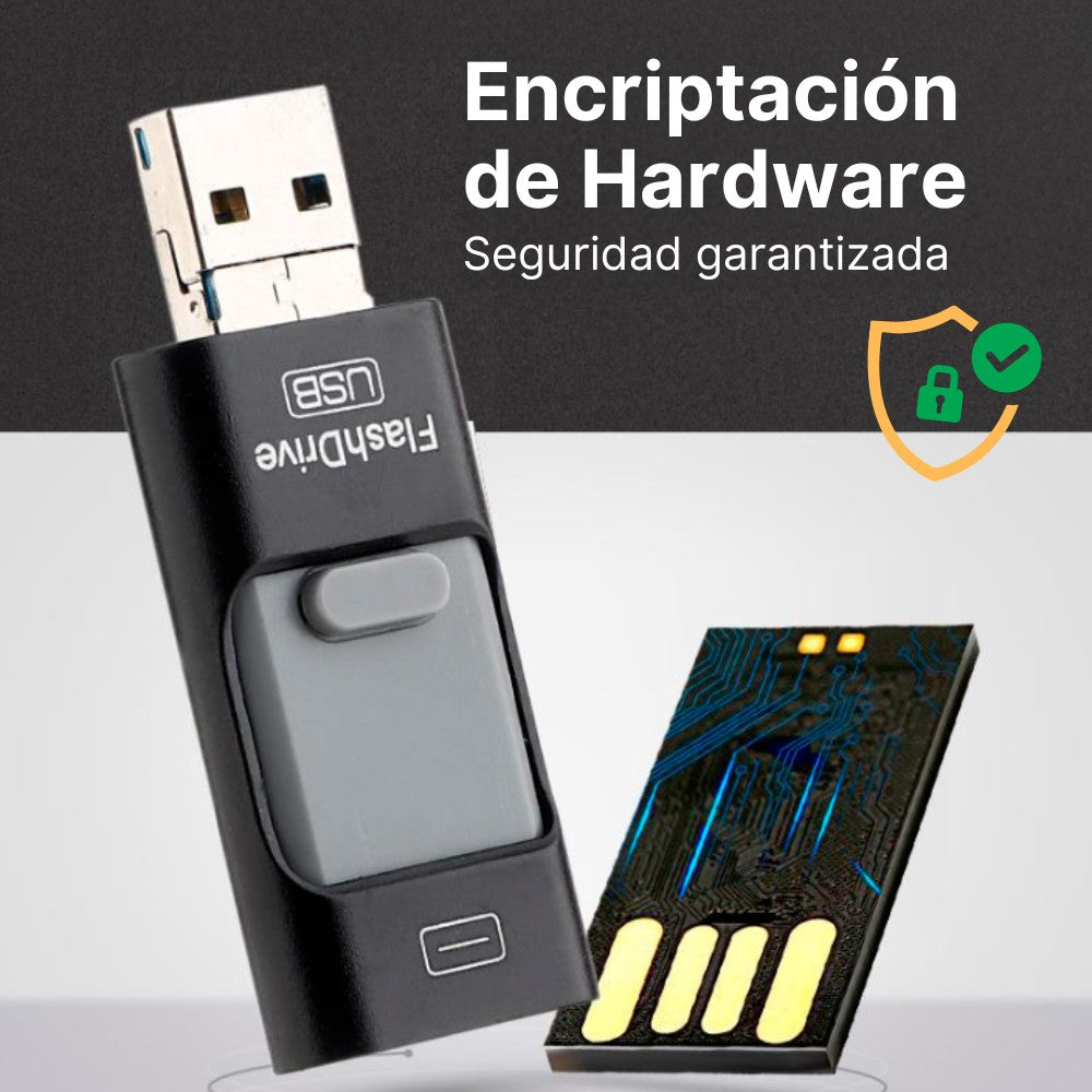 Memoria Flash USB 4 en 1 de Alta Velocidad