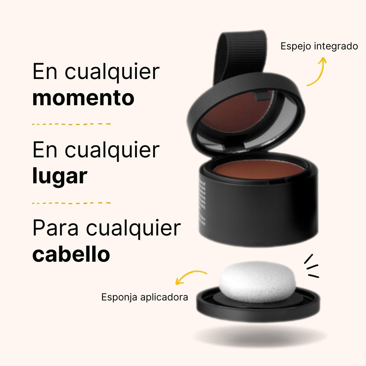 Corrector Capilar® Corrector para el Pelo, Raíces, Calvicie y Color - Pack de 3