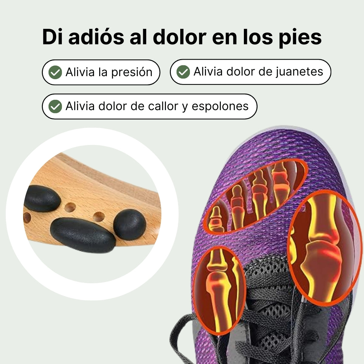 Expansor de Zapatos Pro® Pareja de 2 Piezas - Madera Natural