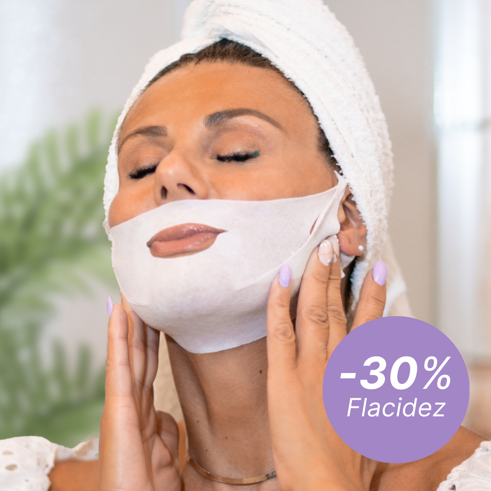 Mascarilla Lifting Reafirmante Natural V-Line® Anti-Papada y Anti-Arrugas Reutilizables