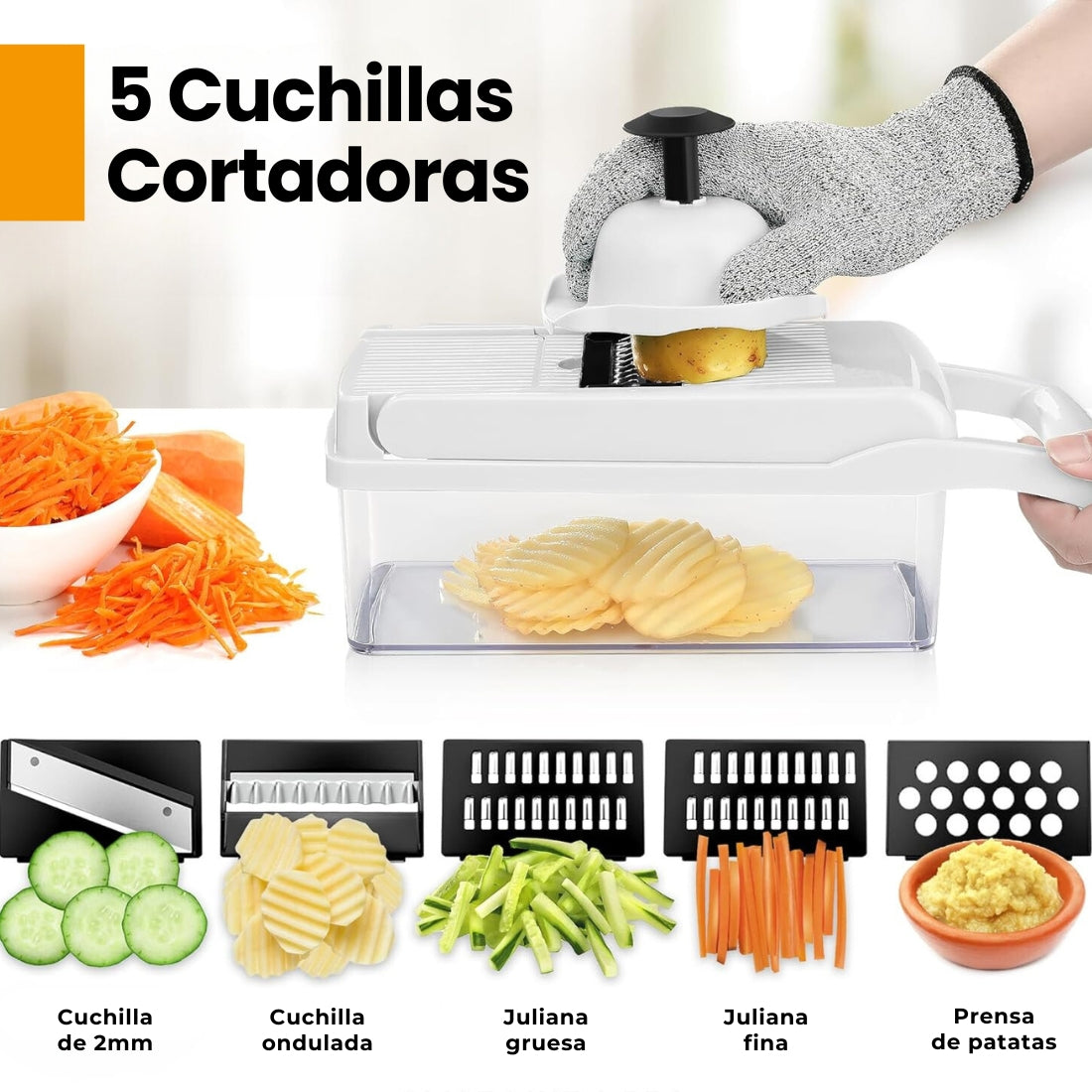Cortador de Vegetales - Multifuncional 26 en 1
