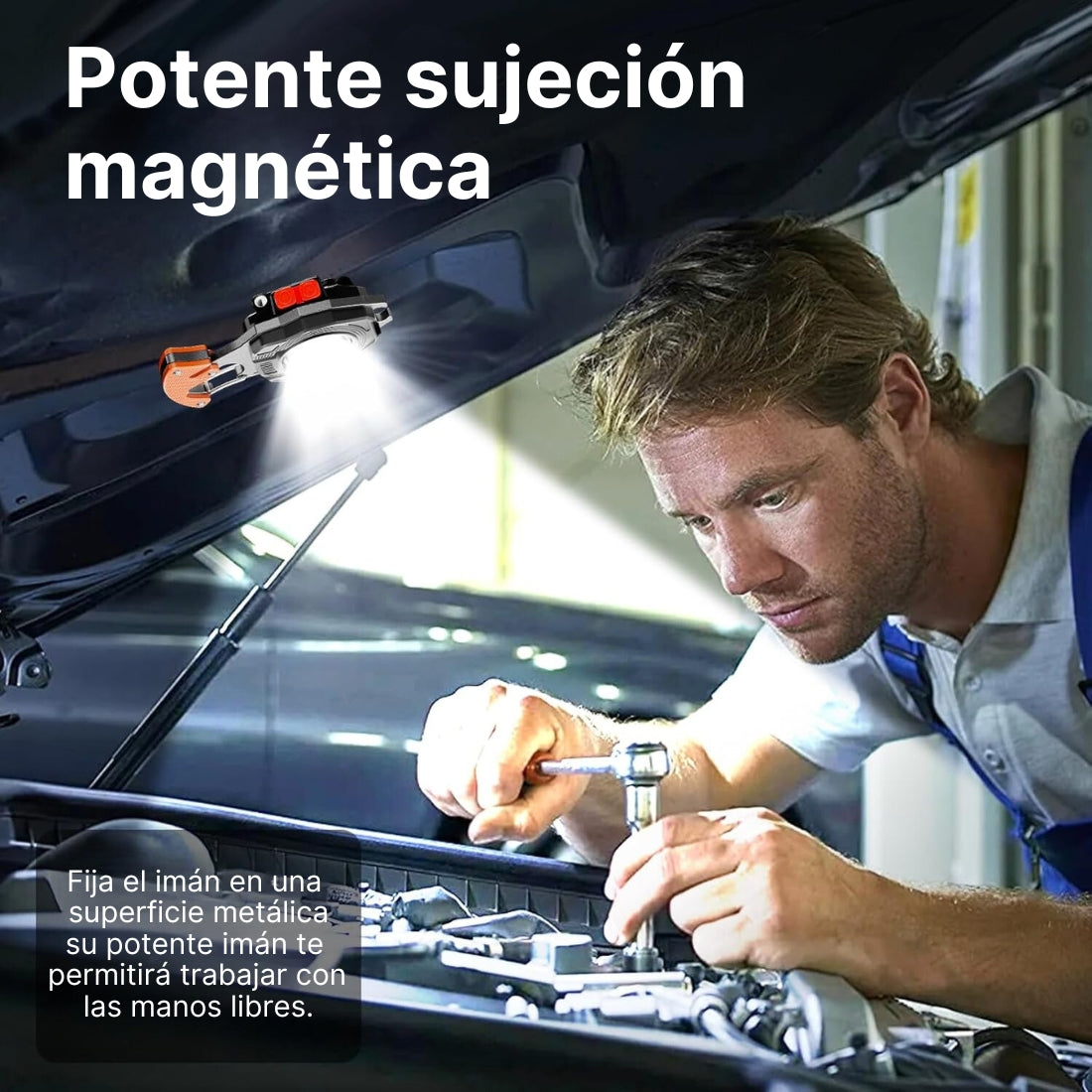 PowerLux® Herramienta Multiusos con Luz, Destornillador, Silbato, Encendedor, Cortador, Abridor