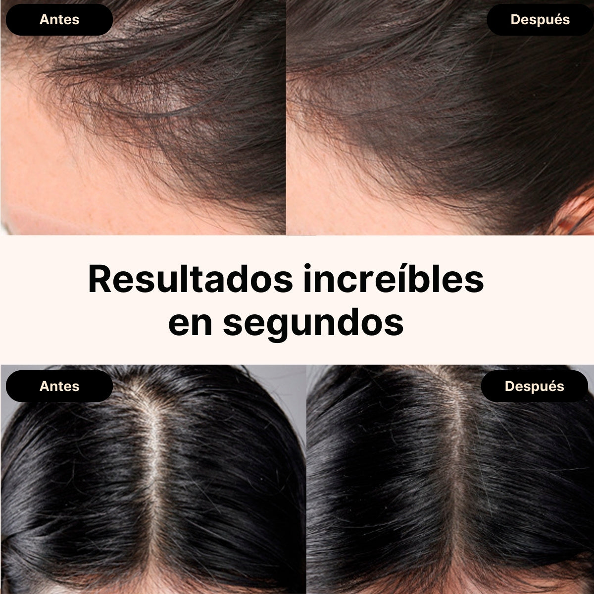 Corrector Capilar® Corrector para el Pelo, Raíces, Calvicie y Color - Pack de 3