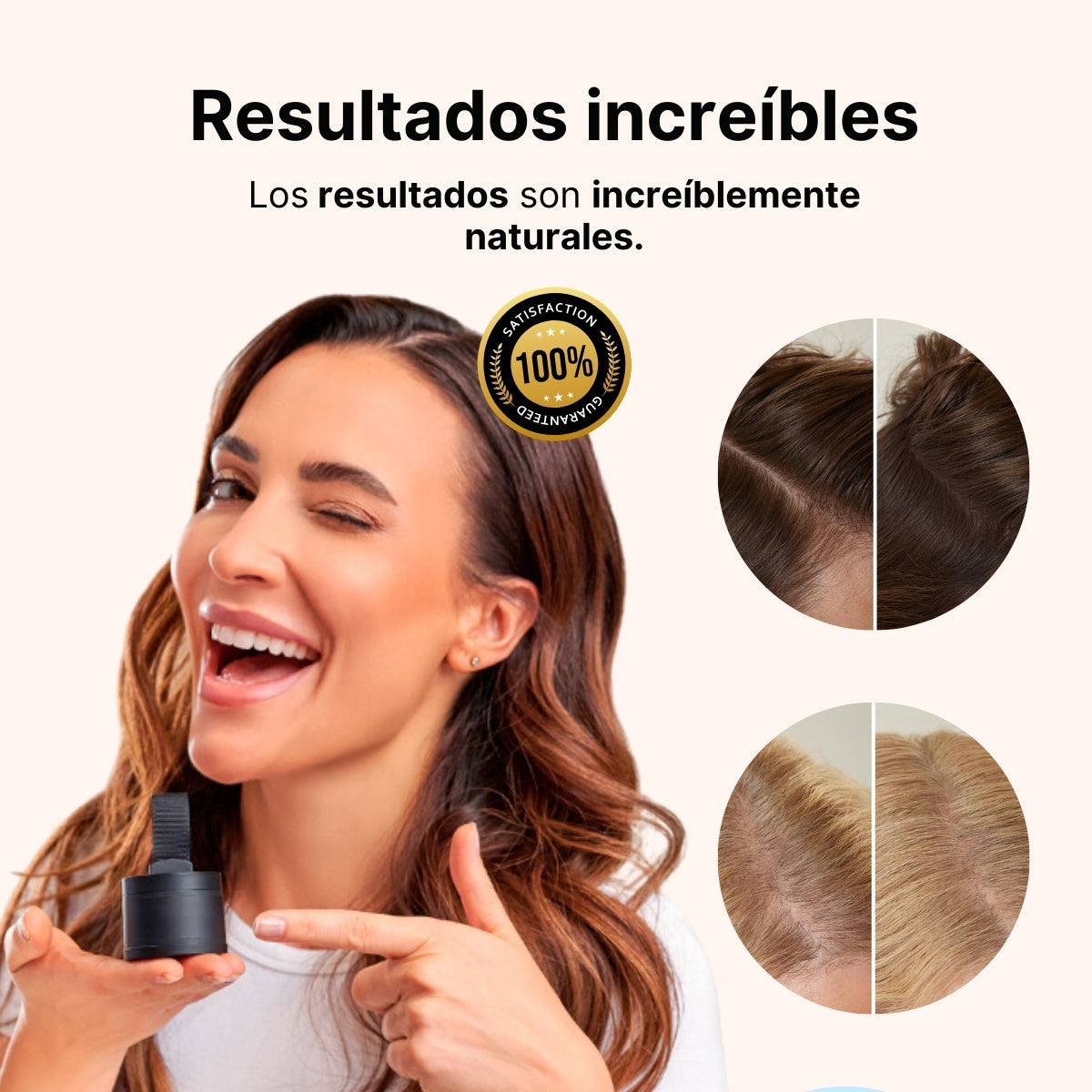 Corrector Capilar® Corrector para el Pelo, Raíces, Calvicie y Color - Pack de 3