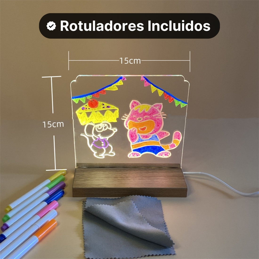 LightPad® - Pizarra Creativa LED Acrílica