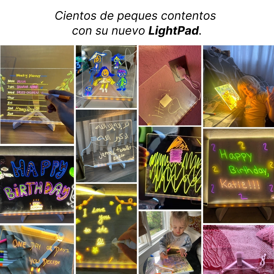 LightPad® - Pizarra Creativa LED Acrílica