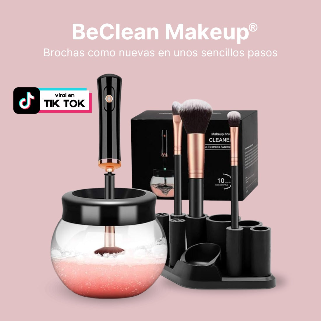 BeClean Makeup® Limpiador de Brochas de Maquillaje