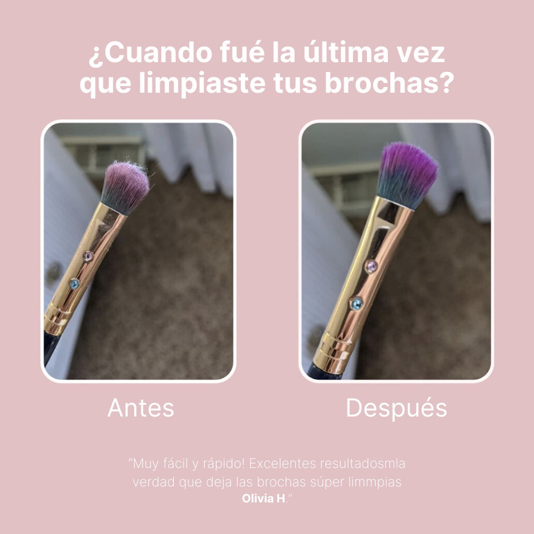 BeClean Makeup® Limpiador de Brochas de Maquillaje