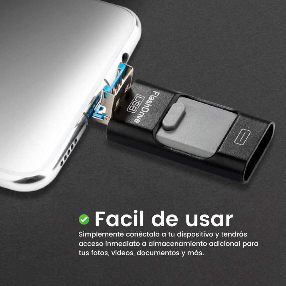 Memoria Flash USB 4 en 1 de Alta Velocidad