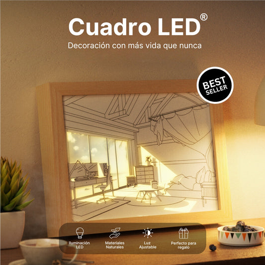 Cuadro Led de Holallar® - Decora tu habitación de manera original