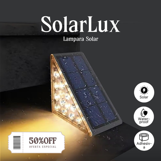 SolarLux - Lámpara Solar Para Exteriores Ultraresistente