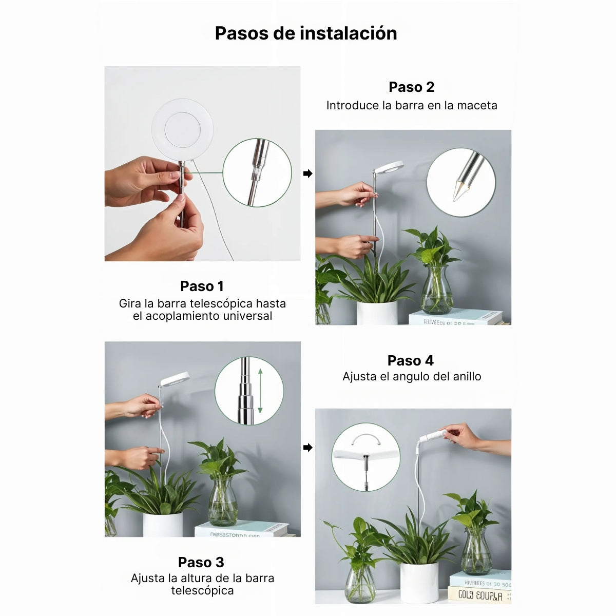 EcoHalo® - Lámpara LED para plantas de interior