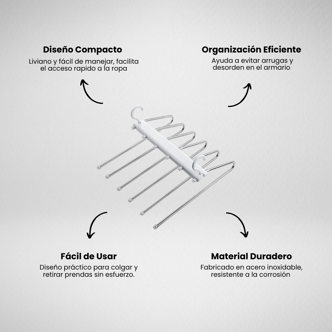 Colgador De Ropa SmartSpace - Ahorra Espacio En Tus Armarios